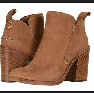 Ugg Pixley Stacked Heel Ankle Boot Waterproof Nubuck Designer #766